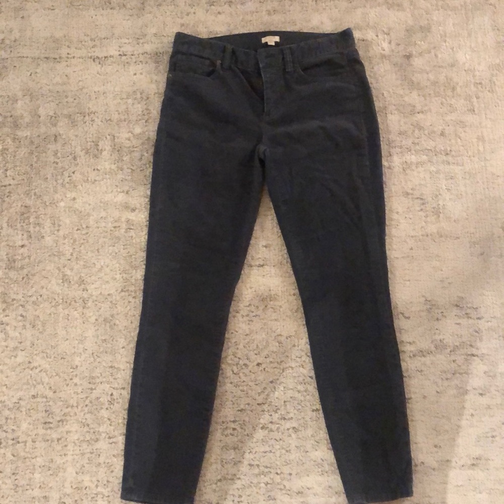 JCrew size 26. Blue corduroys.